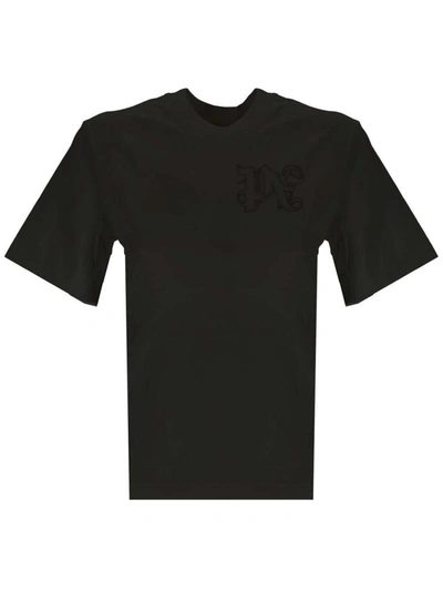 Palm Angels T-shirts And Polos In Black Blac