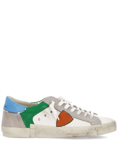 Philippe Model Trainers In Mixage Pop_blanc Orange