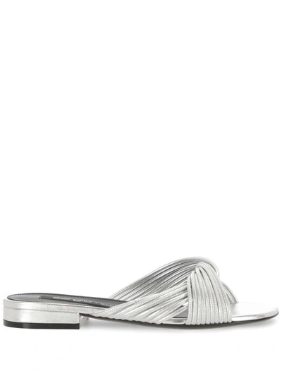 Sergio Rossi With Heel In Silver