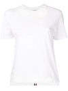 Thom Browne Crew-neck Cotton Pique T-shirt In White