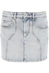 Isabel Marant Étoile Vesna Denim Miniskirt In Blue