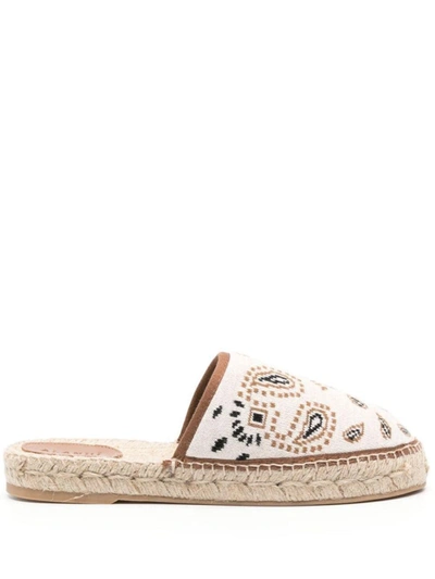 Alanui Bandana-jacquard Espadrilles In Neutrals