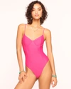 Ramy Brook Jayda One-piece Swimsuit In Perfect Pink