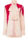 F.r.s For Restless Sleepers For Restless Sleepers Printed Crepe De Chine Shirt In Pink