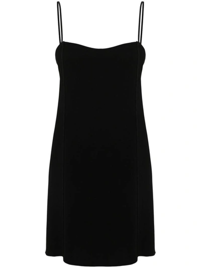 Forte Forte Forte_forte Stretch Crepe Cady Minidress Clothing In Black
