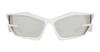 Givenchy Givcut Nylon Wrap Sunglasses In White