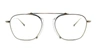 Matsuda Engraved Pilot-frame Glasses In Gold