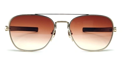 Matsuda M3115 - Brushed Gold / Black Sunglasses