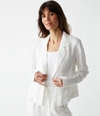 Michael Stars Pearson Linen Blazer In White