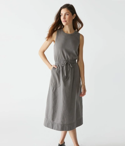 knee length dresses for ladies Fit & Flare Lined Laced Mixed Media Midi Dress