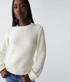 Michael Stars Casey Pullover Sweater In Chalk