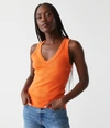 Michael Stars Maya V-neck Tank In Heatwave
