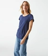 Michael Stars Trudy Supima Tee In Nocturnal