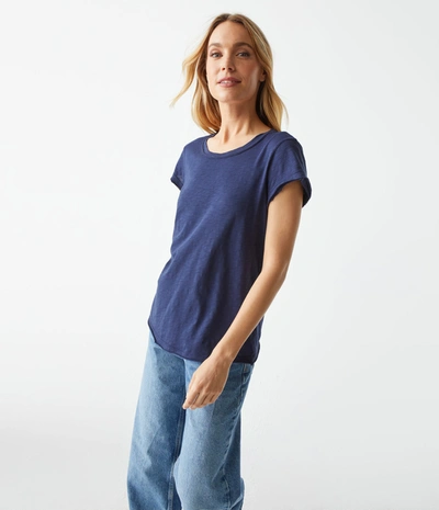 Michael Stars Trudy Supima Tee In Nocturnal