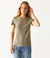 Michael Stars Lexy Tee In Olive