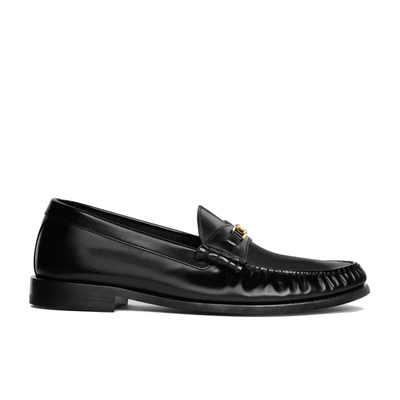 Celine Triomphe Loafers In Black
