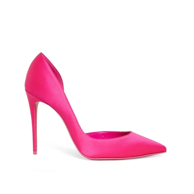 Christian Louboutin Iriza 100 Pumps In Fuxia Satin In Pink