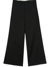 Low Classic Wide Wool Trouser Clothing In Black