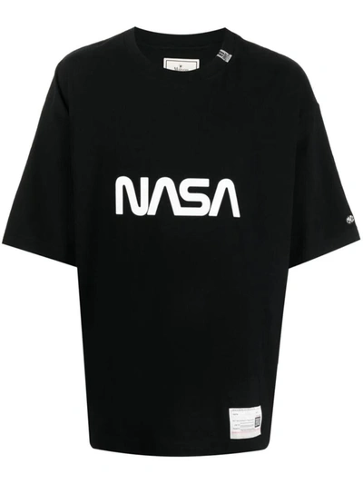 Miharayasuhiro Maison Mihara Yasuhiro Nasa Printed Tee Clothing In Black