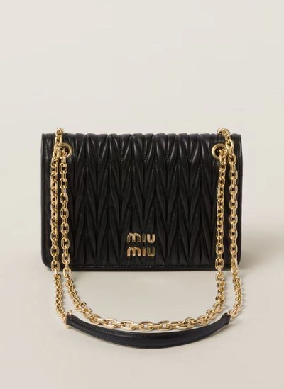 Miu Miu Hand Bags In Black