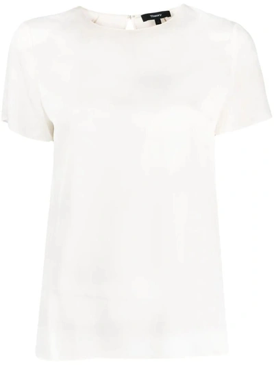 Theory Woven Modern Tee Clothing In White