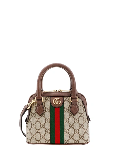 Gucci Ophidia Gg Handbag In Beige