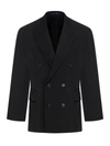 Balenciaga Clinched Jacket Barathea In Black
