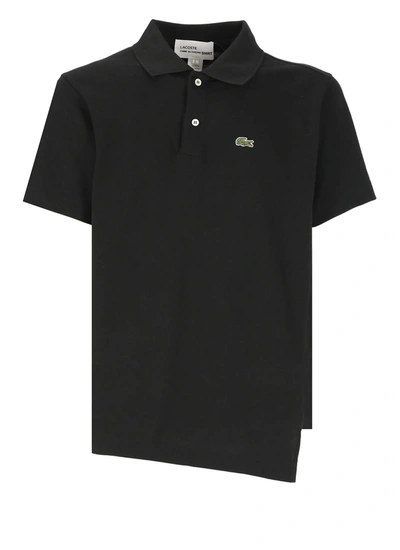 Comme Des Garçons Comme Des Garcons X Lacoste Polo In Black