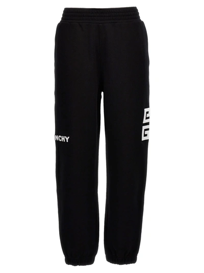 GIVENCHY GIVENCHY FLOCKED LOGO JOGGERS