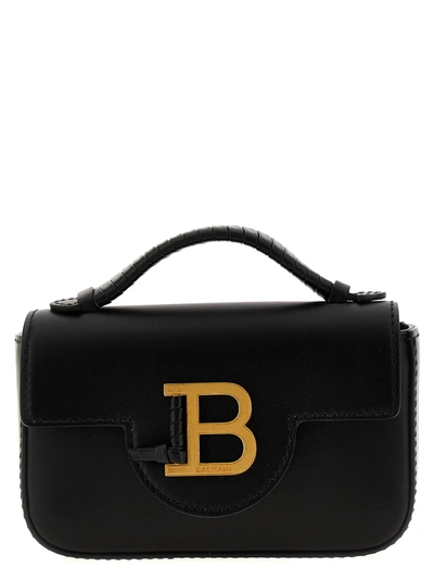 Balmain B-buzz Mini Handbag In Black