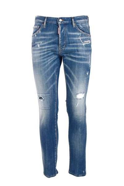 Dsquared2 Stretch Cotton Denim Jeans