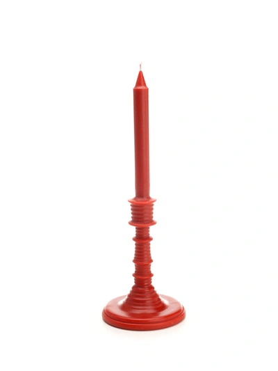 Loewe Tomato Leaves Essence Wax Candlestick In Red