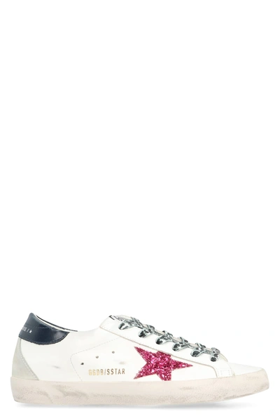 Golden Goose Super-star Leather Low-top Sneakers In White