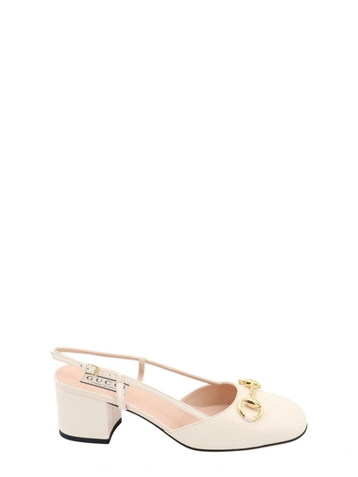 Gucci Slingback In White