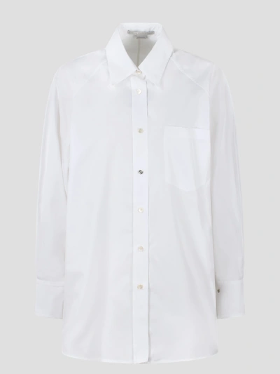 Stella Mccartney Cotton Poplin Straight Shirt In White
