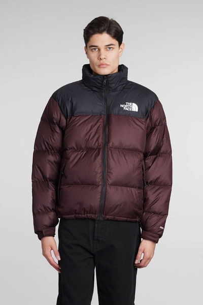 The North Face Puffer In Brown Polyamide