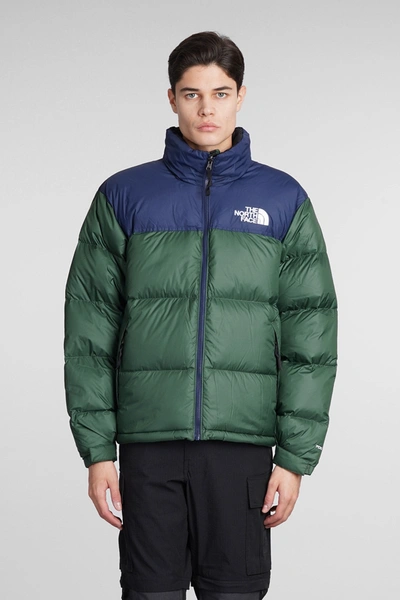 The North Face Puffer In Green Polyamide