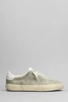 GOLDEN GOOSE GOLDEN GOOSE SOUL STAR SNEAKERS IN TAUPE SUEDE