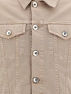 Brunello Cucinelli Denim Four-pocket Jacket In Farro