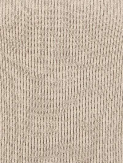 Brunello Cucinelli Ribbed Cotton Jumper In Unknown