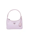 Prada Womens Pink Re-nylon Recycled-nylon Shoulder Bag