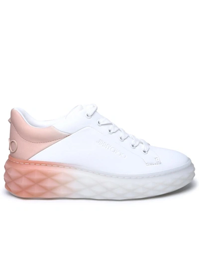 Jimmy Choo Gradient Low-top Trainers In White