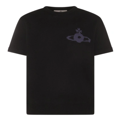 Vivienne Westwood T-shirt E Polo Nero In Black