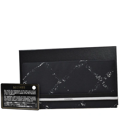 Pre-owned Chanel Travel Line Black Synthetic Wallet  ()