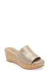 CORDANI RILEY PLATFORM WEDGE SLIDE SANDAL