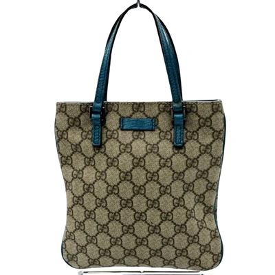 Gucci Gg Supreme Brown Canvas Tote Bag ()