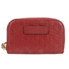 GUCCI GUCCI MICRO GUCCISSIMA RED LEATHER WALLET  (PRE-OWNED)