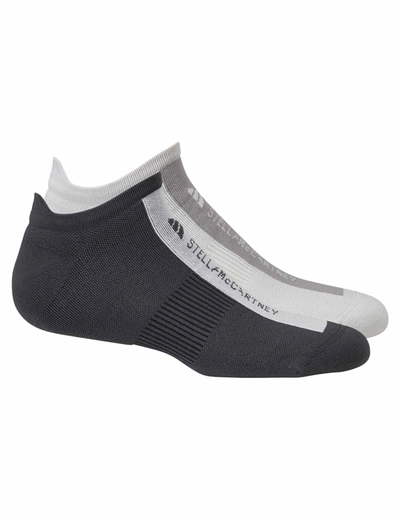 Adidas By Stella Mccartney Low Socks (2 Pair Pack) In Black