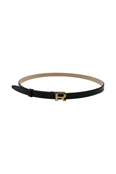 Rochas Belt With R Logo Accessories In Black