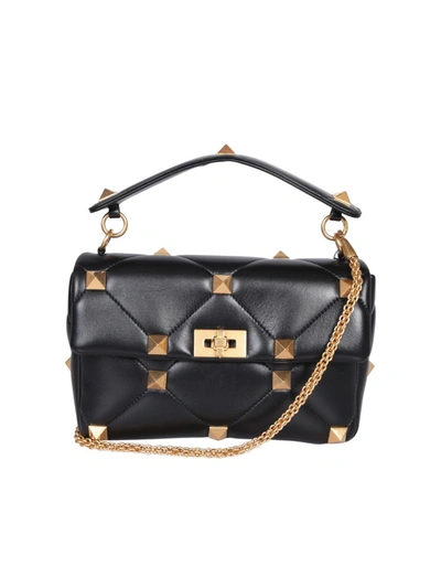 Valentino Garavani Roman Stud Black Bag